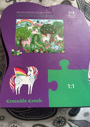 Fisher Price 36 Parçalı Çok Renkli Unicorn Zemin Yapbozu