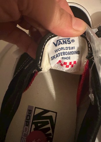 34 Beden siyah Renk Vans spor ayakkabı