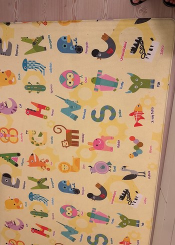 Beden Renk Renkli Plastik Bebek Oyun Matı unigo 210 140