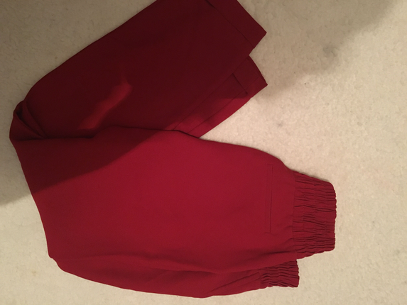 Zara Zara kırmızı tarz pantolon