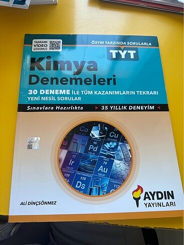 Tyt kimya aydın yayınları