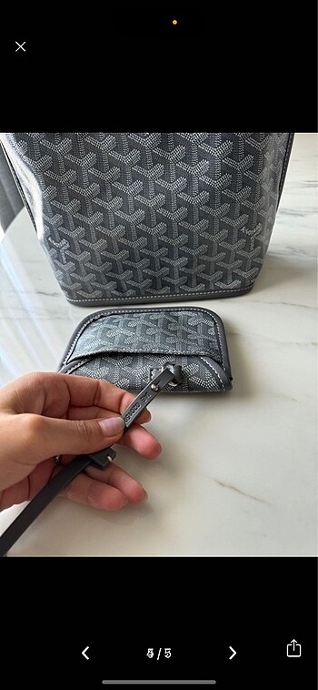 Beden gri Renk Goyard çanta