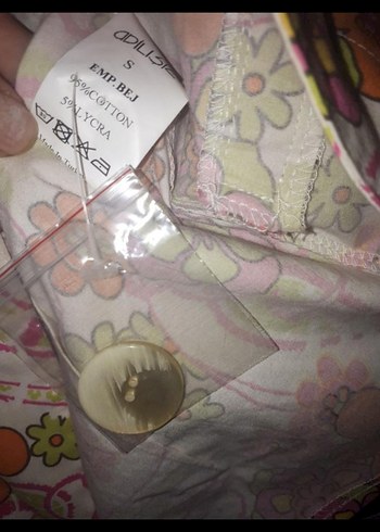 Çiçek Desenli Bohem Kadın Blazer Ceket - Görsel 4