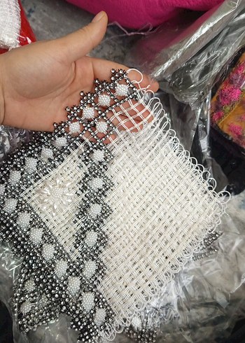 Bohem Yıldız Desenli El İşi Dekoratif Örtü - Görsel 6