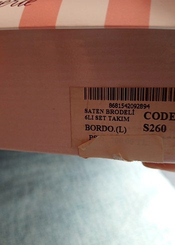 İşlemeli Bordo Mini Bohem Kadın Gecelik - Görsel 8