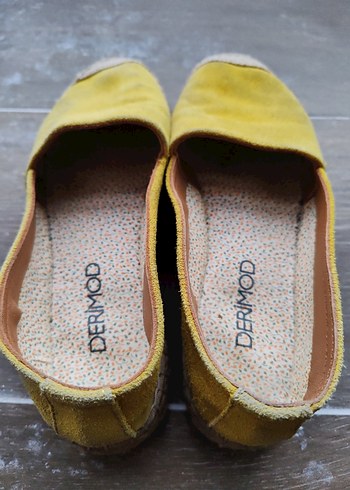 Sarı Süet Kadın Espadril - Görsel 4