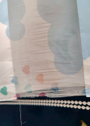 Pastel Renkli Baskılı Gökkuşağı Desenli Perde - Görsel 3