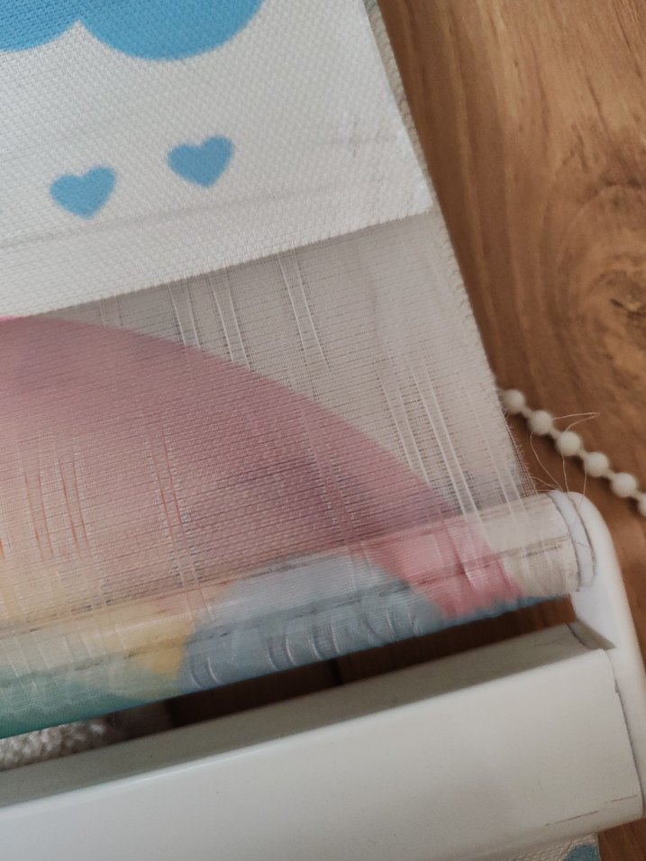 Pastel Renkli Baskılı Gökkuşağı Desenli Perde - Görsel 4