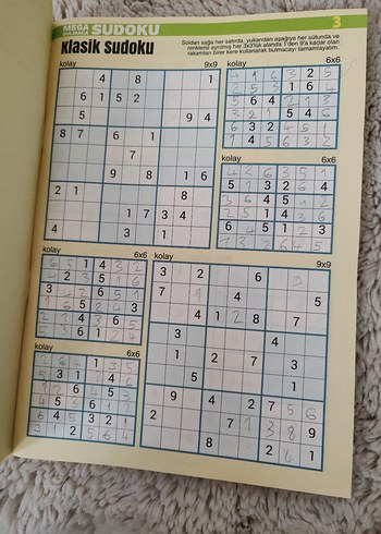 588 Parça Renkli Sudoku Bulmaca Kitabı - Görsel 3