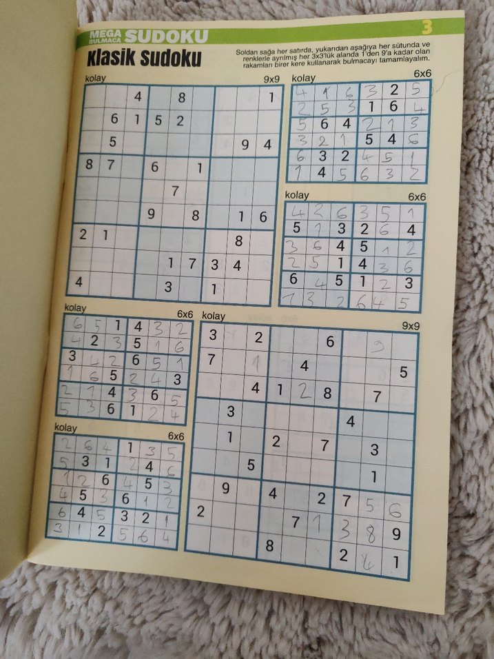 588 Parça Renkli Sudoku Bulmaca Kitabı - Görsel 3