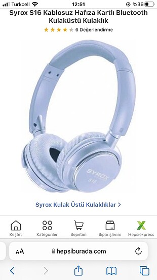 Syrox kulaklık