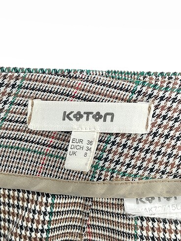 36 Beden çeşitli Renk Koton Mini Etek %70 İndirimli.
