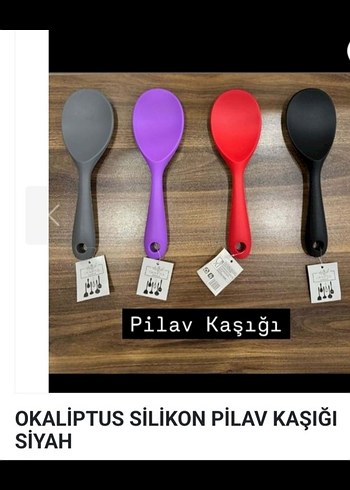 Diğer Kırmızı Plastik Mutfak Kaşığı OKALIF