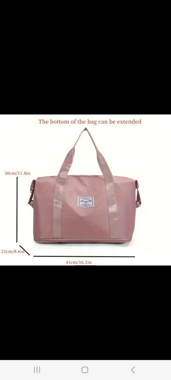 Pembe Pastel Kadın Günlük Tote Çanta - Görsel 3