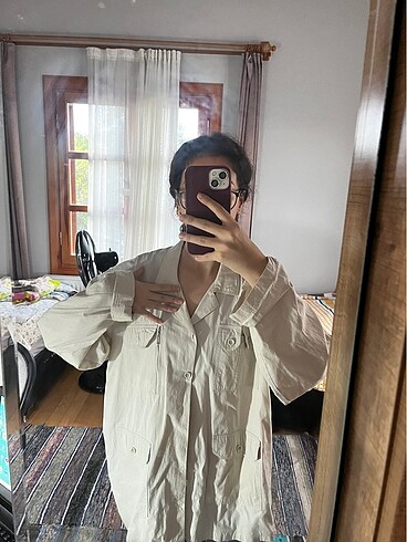 Vintage Keten ceket