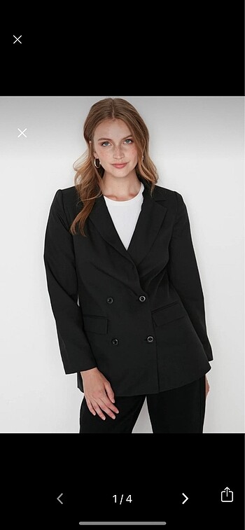 Siyah Blazer Ceket