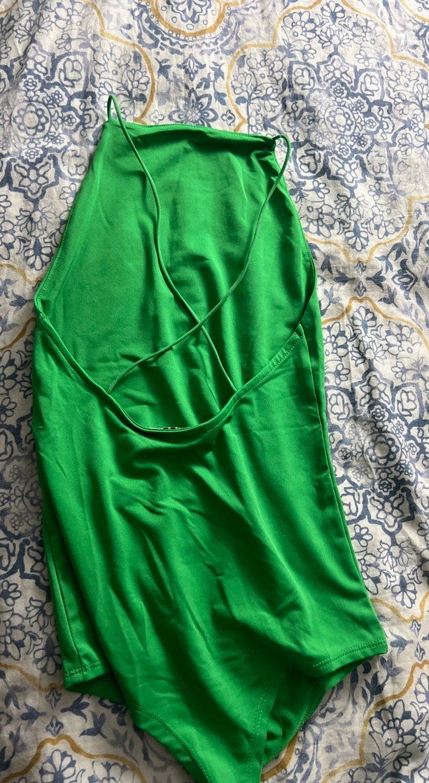 Yeşil çıtçıtlı body - Görsel 2