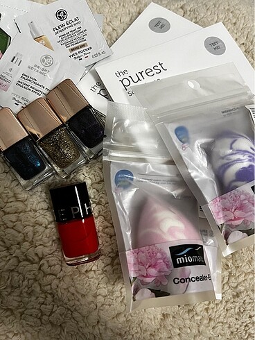 Oje sünger tester toplu set sephora the purest catrice