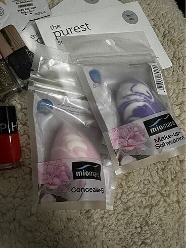 Beden Renk Oje sünger tester toplu set sephora the purest catrice