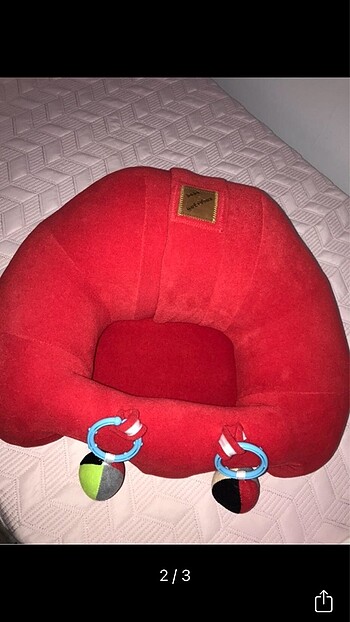 Diğer Kırmızı destek oturma bebek minderi