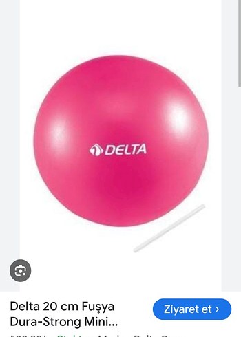 Delta 20 cm Fuşya Pilates Topu