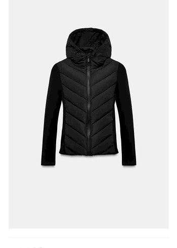 Siyah Fermuarlı Yüksek Yakalı Kadın Ceket - Görsel 2