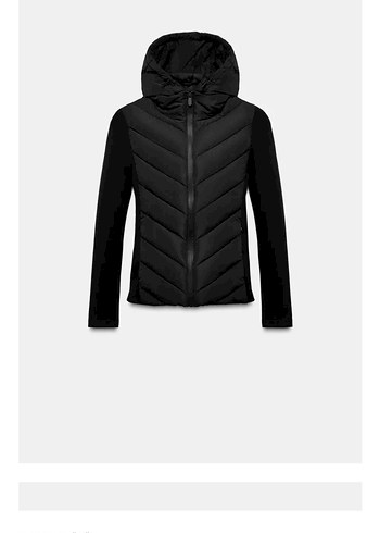 Fermuarlı Siyah Kadın Mont - Zara - Görsel 2