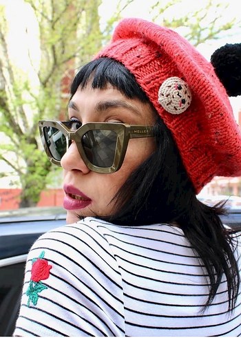 Meller Azalee Kadın Bej Güneş Gözlüğü - Görsel 3