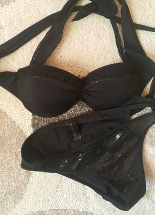 pullu tüllü bikini
