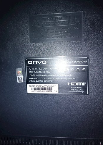 onvo televizyon sıfır - Görsel 3