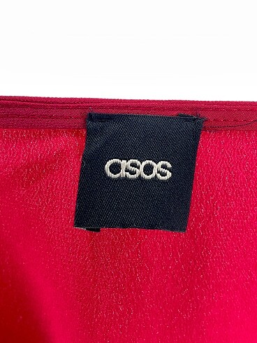 m Beden bordo Renk Asos Kısa Elbise %70 İndirimli.