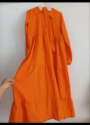 Poplin elbise