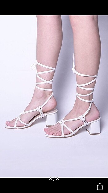 39 Beden beyaz Renk Sandalet