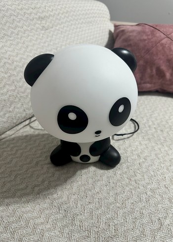 Beyaz Panda gece lambası - Görsel 4