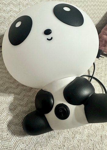 Beyaz Panda gece lambası - Görsel 3