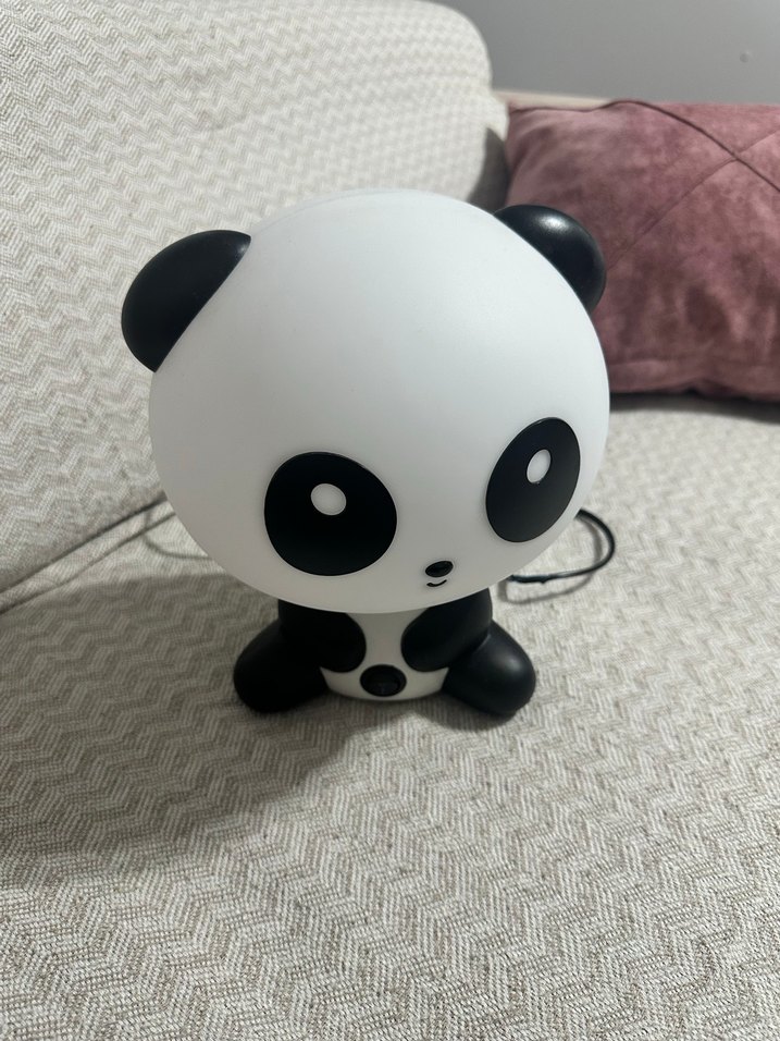 Beyaz Panda gece lambası - Görsel 4