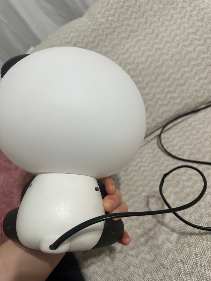 Beyaz Panda gece lambası - Görsel 2