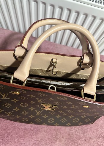 Kahverengi Deri Louis Vuitton Kadın Çanta - Görsel 3