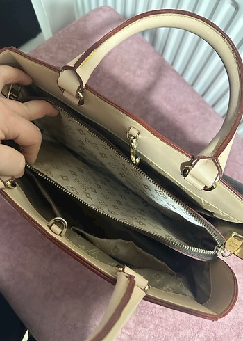 Kahverengi Deri Louis Vuitton Kadın Çanta - Görsel 5