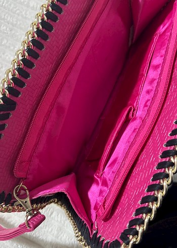 Renkli Yılan Desenli Kadın Portföy Çanta - Görsel 5