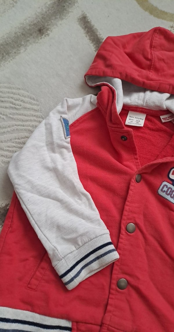 erkek cocuk başlıklı ceket - Görsel 4