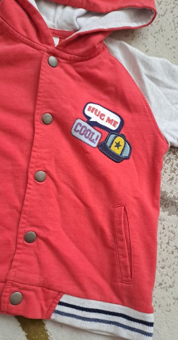 erkek cocuk başlıklı ceket - Görsel 2