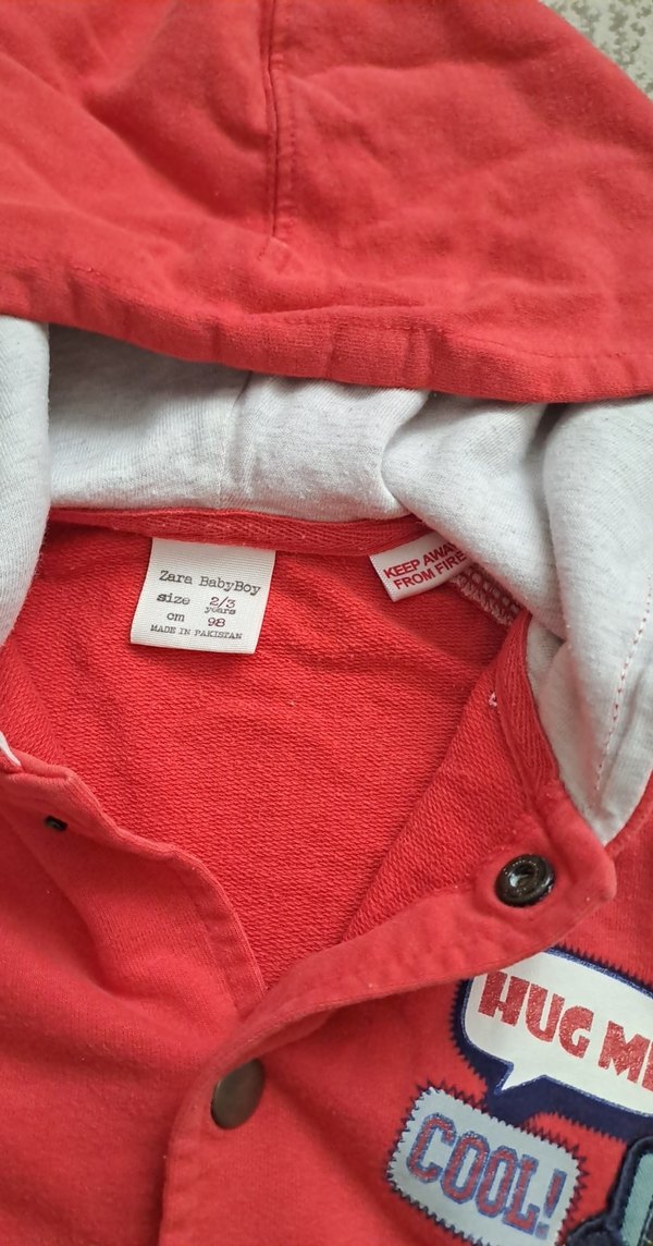 erkek cocuk başlıklı ceket - Görsel 3