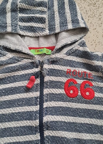 Erkek Çocuk Kapüşonlu Fermuarlı Sweatshirt - Görsel 2