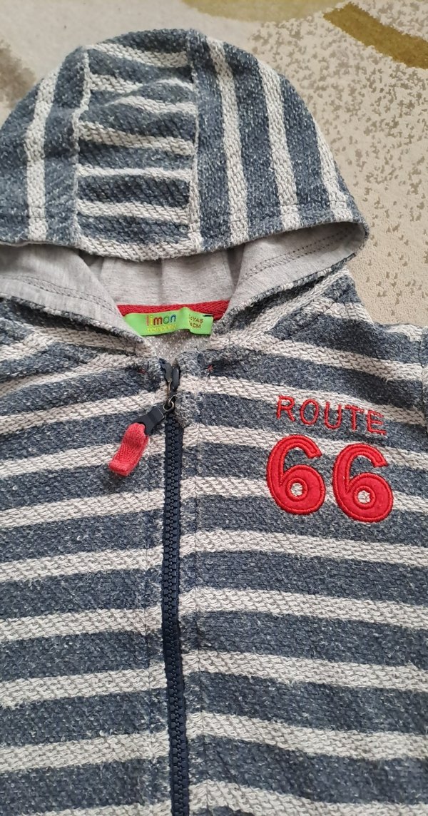 Erkek Çocuk Kapüşonlu Fermuarlı Sweatshirt - Görsel 2