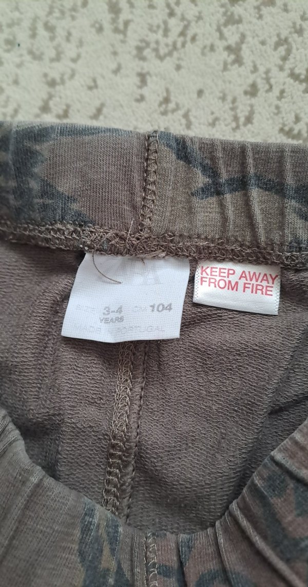 Erkek Çocuk Gri Desenli alt ve sort - Görsel 5