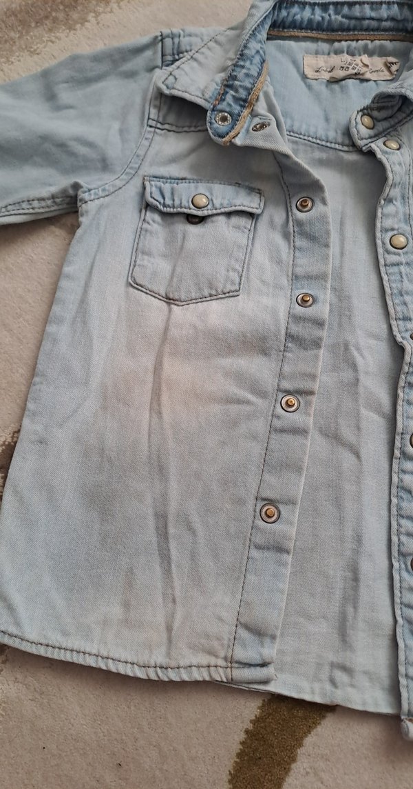 Erkek Çocuk kot Gömlek - Görsel 2