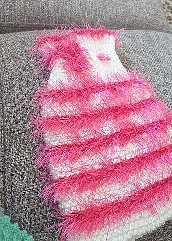 Kızlar İçin Renkli Bohem el örgüsü lif - Görsel 3