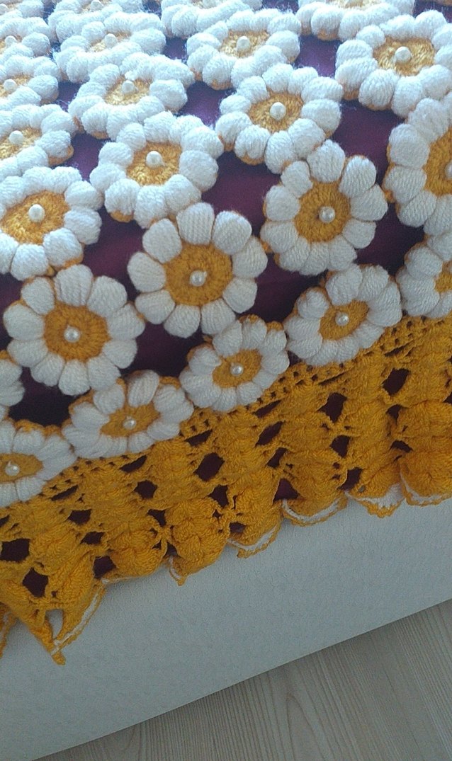 papatya  Desenli Yatak Örtüsü - Görsel 2