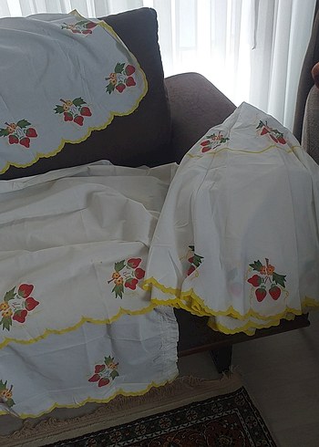 Nakışlı Beyaz Mutfak petdesi - Görsel 2